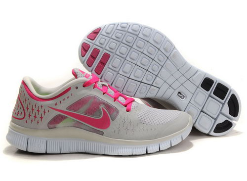 Nike Free Run 5.0 Womens Light Gray Pink Switzerland